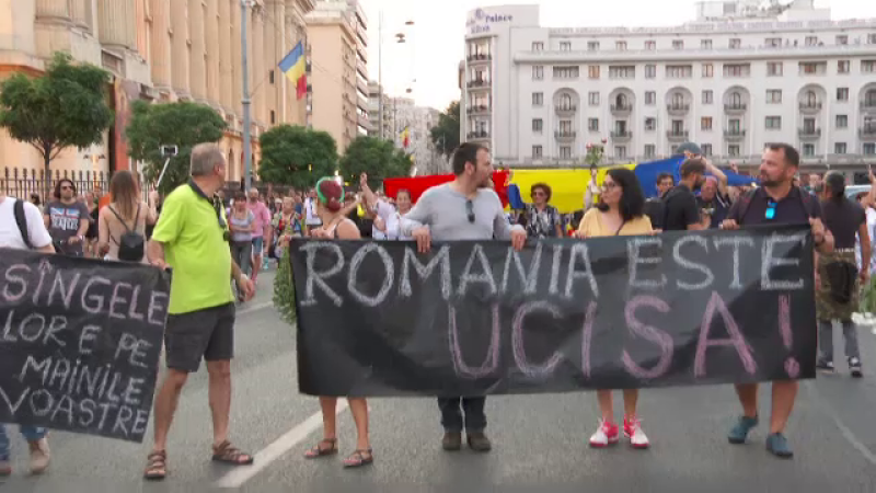 Protest la Bucuresti si Cluj