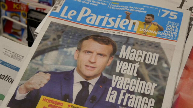 Un milion de francezi s-au programat la vaccinare, după ce Macron a anunțat restricții pentru nevaccinați
