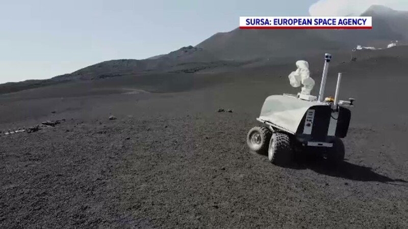 rover NASA pe vulcanul Etna