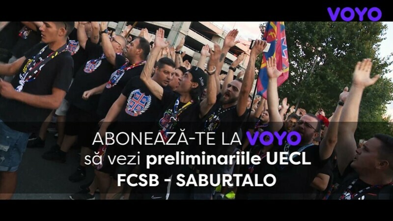 Meciul FCSB – Saburtalo din Conference League va fi LIVE pe PRO TV și Voyo, joi, de la 20.30