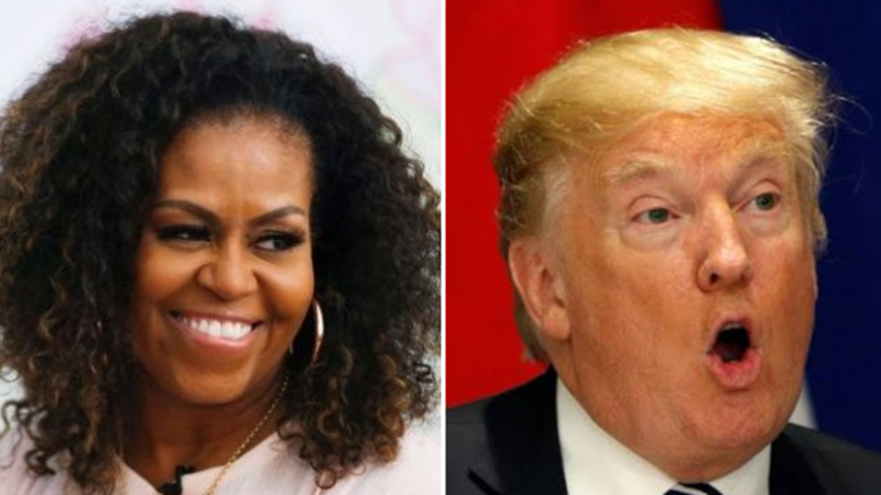 Michelle Obama si Donald Trump
