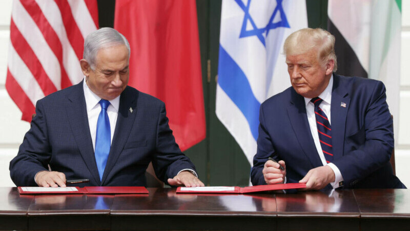 Donald Trump si Benjamin Netanyahu