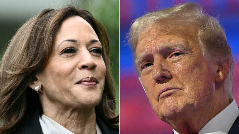 kamala harris, donald trump