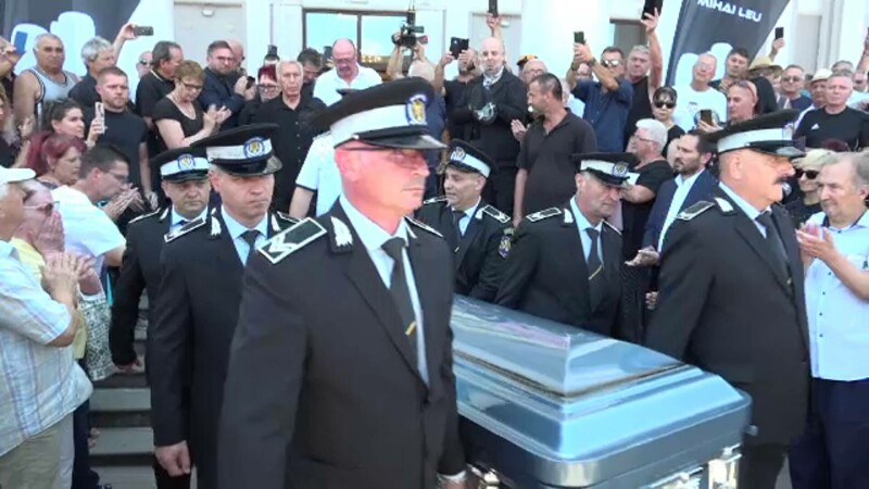 Mihai Leu a fost înmormântat