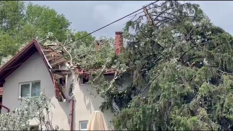 sinaia distrugeri furtuna