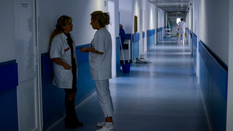 spital, hol, asistenti, medici
