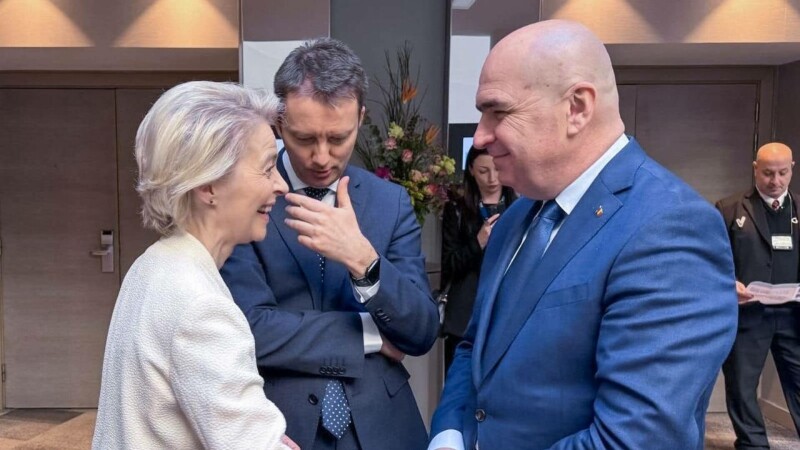 Ursula von der Leyen și Ilie Bolojan
