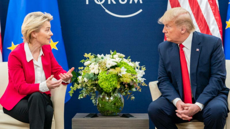 von der leyen donald trump