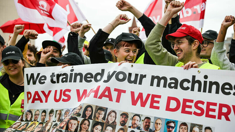 protest angajati tiktok berlin