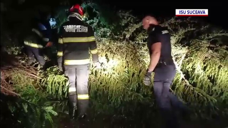 pompieri, furtuna, suceava