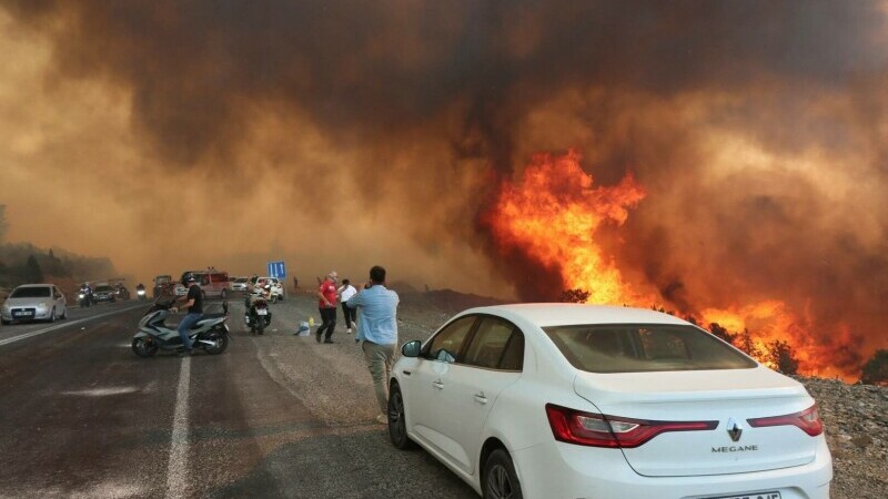 incendiu vegetatie turcia