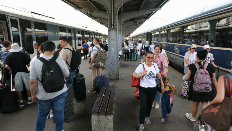 Gara de Nord, călători