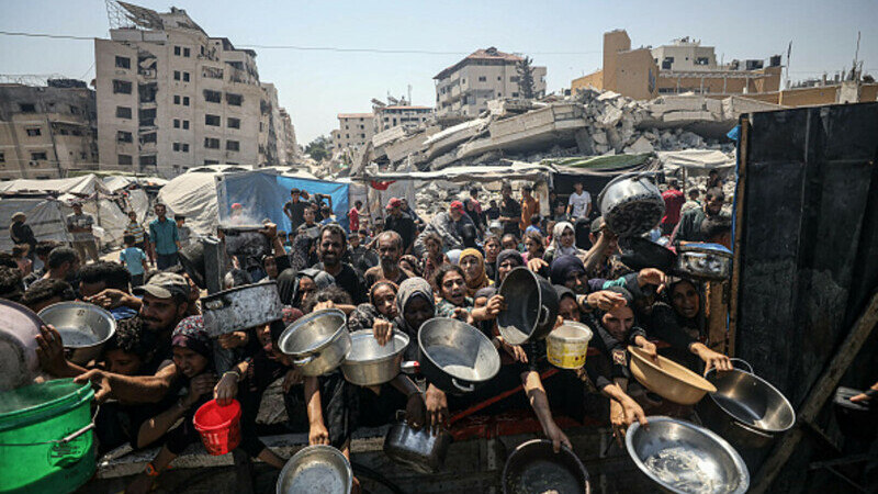 Cel mai grav scenariu de foamete se desfăşoară acum în Gaza