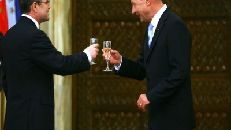 Emil Boc si Traian Basescu
