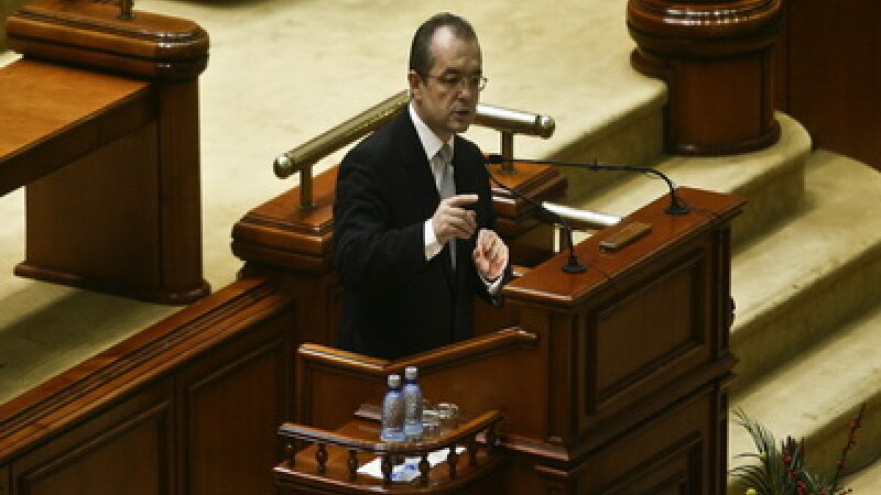 Emil Boc in Parlament