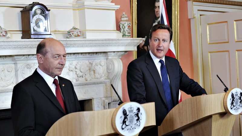 Traian Basescu, David Cameron