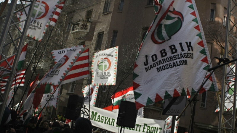miting partidul Jobbik, Ungaria