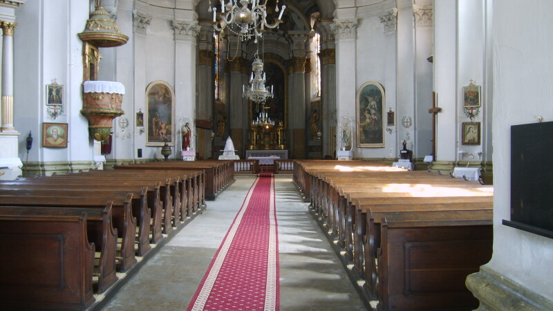 biserica, interior