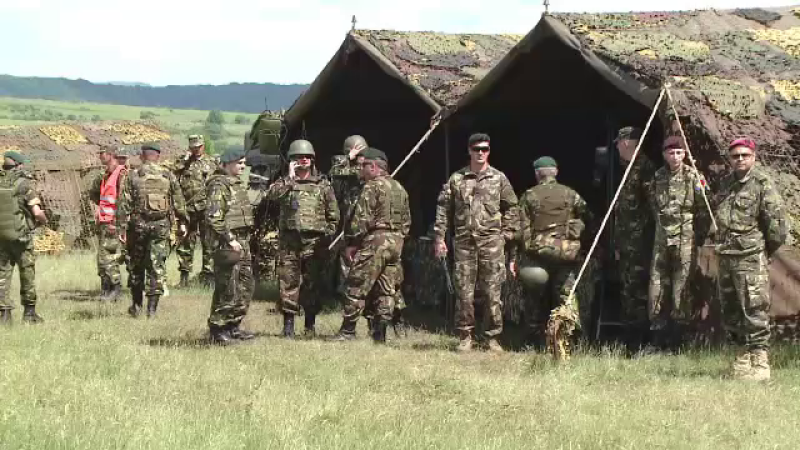 exercitiu militar in Brasov
