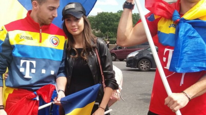 Copiii selectionerului au venit la stadion sa sustina nationala Romaniei, inainte de meciul Romania-Elvetia