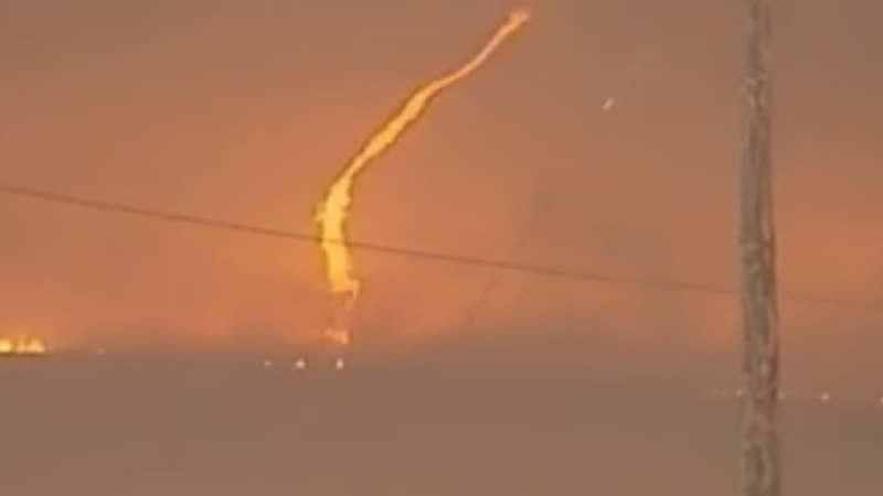 incendiu de vegetatie in California