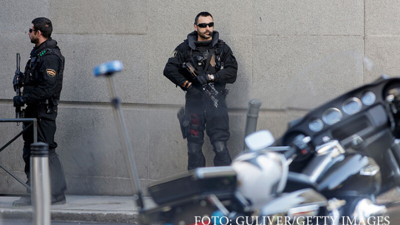 politisti spanioli in Madrid
