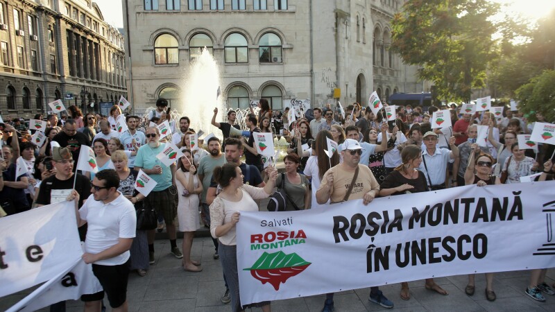 protest Roșia Montană