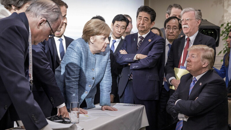 Angela Merkel, Donald Trump