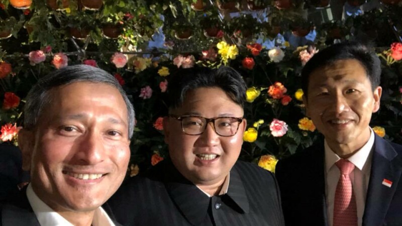 selfie cu Kim Jong-Un