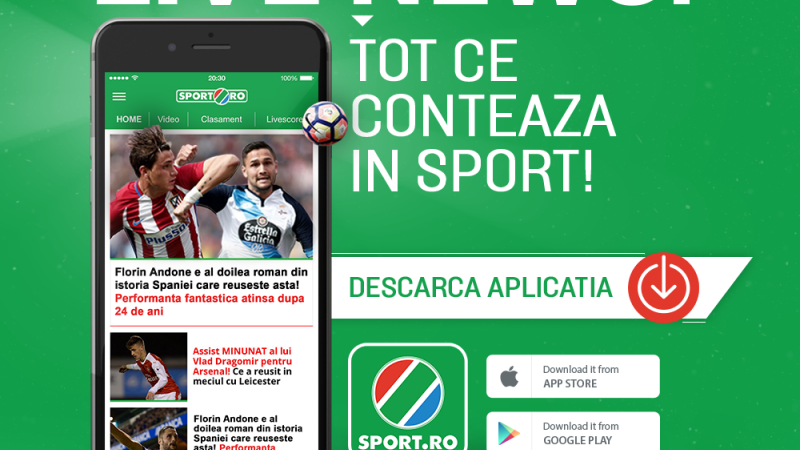 aplicatia Sport.ro