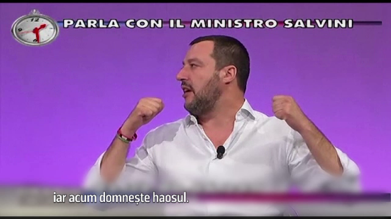 Matteo Salvini, ministrul de interne al Italiei