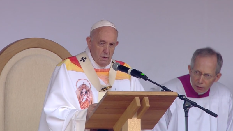 Papa Francisc, Sumuleu Ciuc