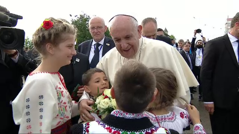 Papa Francisc, mesaje de unitate pentru țară: ”România, o Mamă care păzește speranțele”