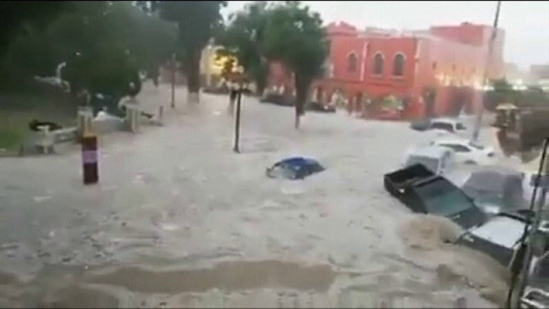 Un oraș din Mexic ”s-a scufundat” , în urma ploilor torențiale