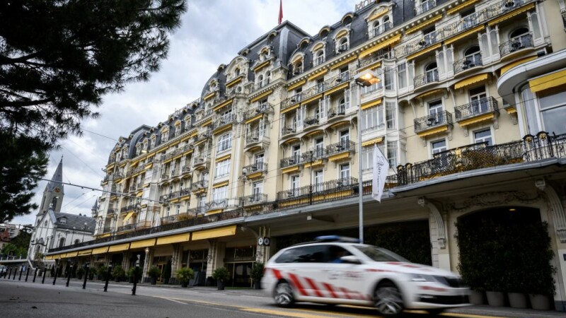 Hotelul din Montreux unde se reuneste Grupul Bilderberg