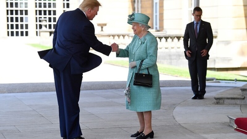 Donald Trump și Regina Elisabeta - 3