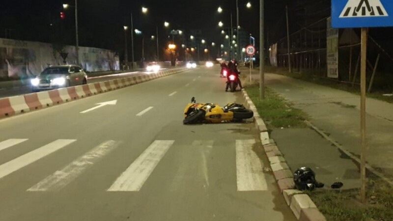 Polițistă rănită de un motociclist beat, la Năvodari