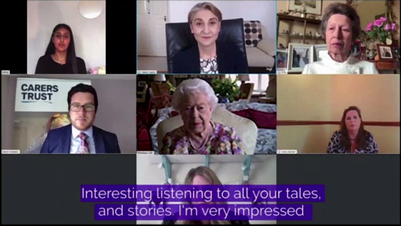 Regina Elisabeta a II-a a susținut prima conferintă publică video, la 94 de ani