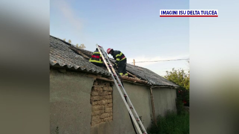 Bătrână arsă de vie în Tulcea. De la ce a pornit incendiul