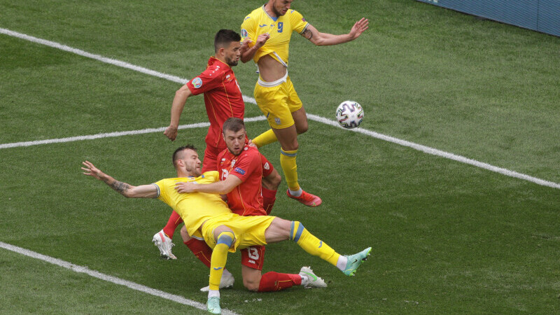 Ucraina 2 - 0 Macedonia de Nord, pe Arena Națională. Ucraina marchează două goluri în doar cinci minute