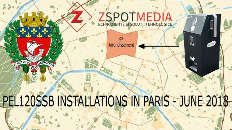 (P) Paris: reducerea deșeurilor cu ajutorul pubelelor solare inteligente PEL distribuite în România de Z Spot Media