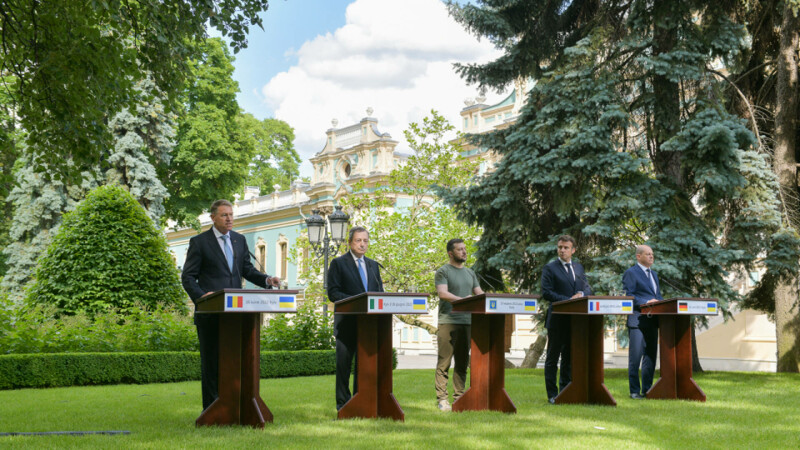 Klaus Iohannis, Ucraina, Kiev, Zelenski