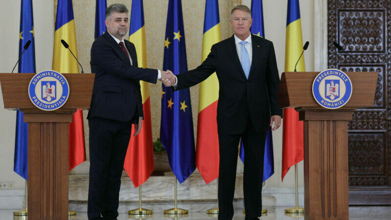 Klaus Iohannis și Ciolacu