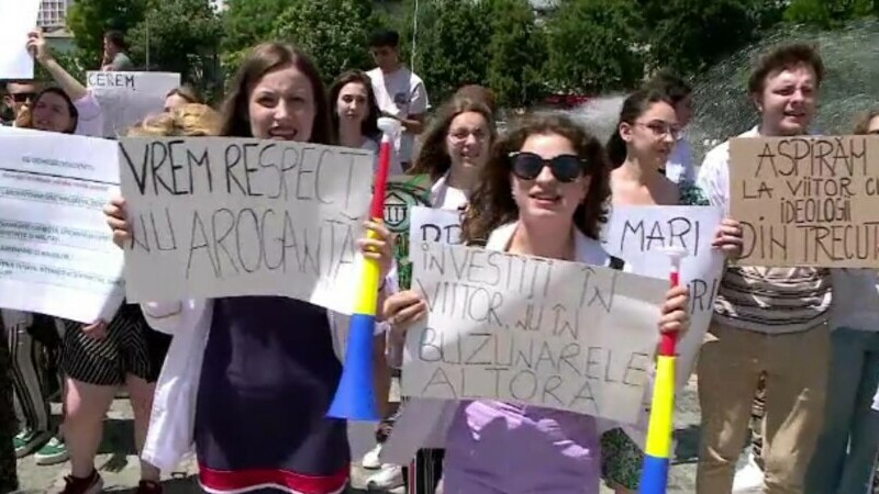 protest medicina iasi