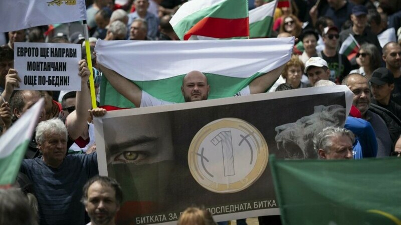 protest bulgaria euro