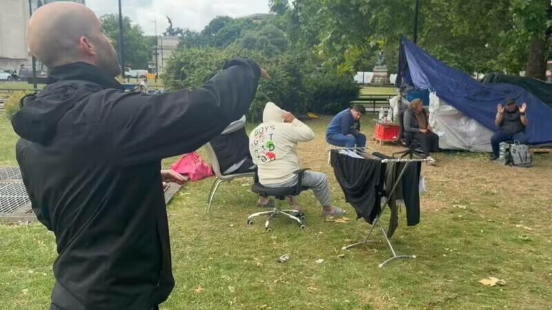 romani corturi londra