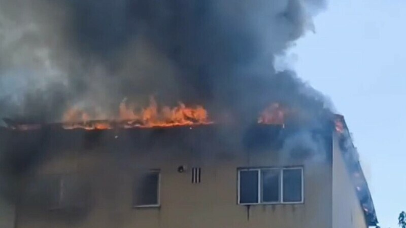 incendiu bloc slatina