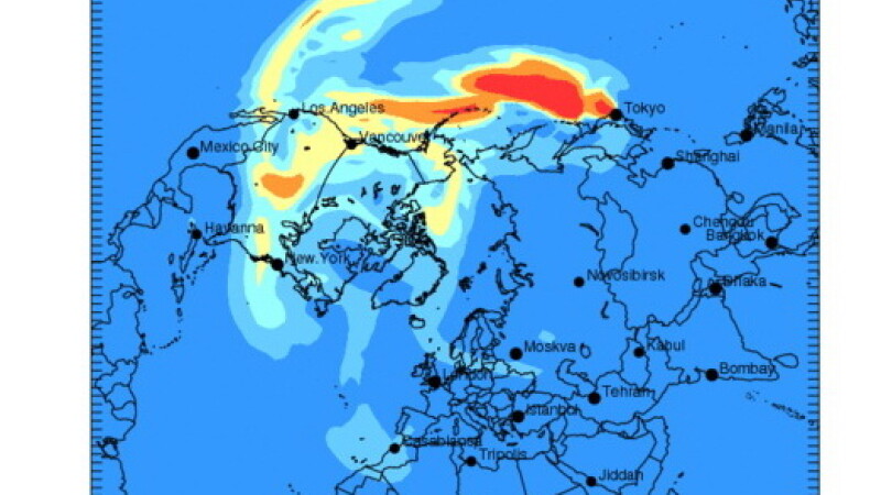Norul radioactiv ajunge in Europa