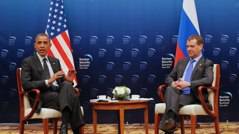 Dmitri Medvedev si Barack Obama