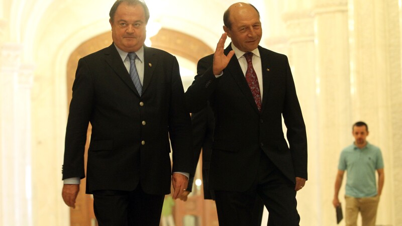 Traian Basescu, Vasile Blaga